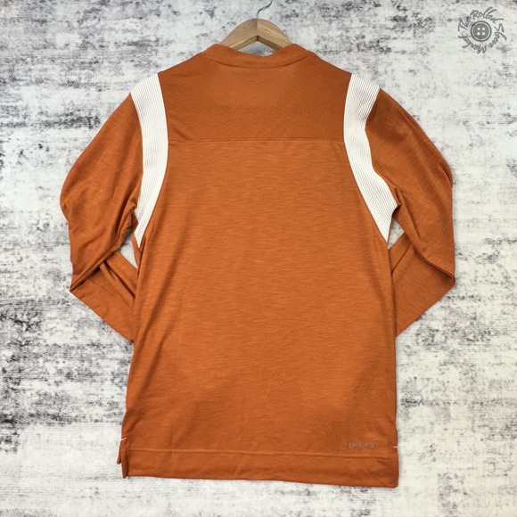 NWT Nike Coaches Soccer Football Top Mens Small Orange White DJ5118-802 MSRP $60 - Picture 10 of 11